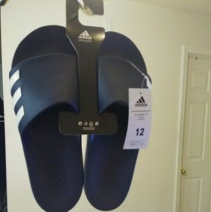 adidas aqualette cf navy blue slippers